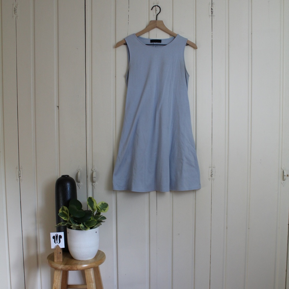 Bear Dance Light Blue Mini Dress